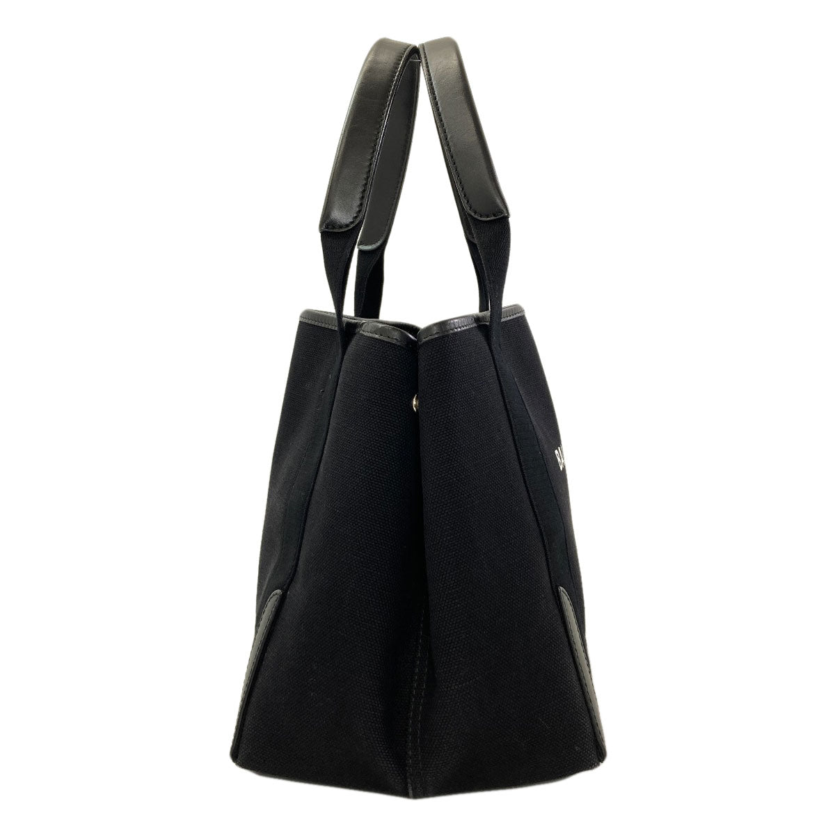BALENCIAGA 339933 NAVY CABAS Handbag Canvas LeatherLadies [Used]