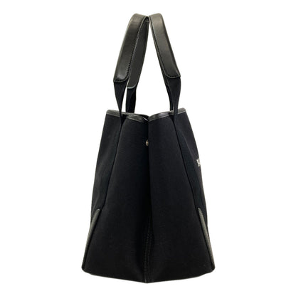 BALENCIAGA 339933 NAVY CABAS Handbag Canvas LeatherLadies [Used]