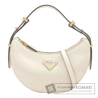 PRADA Arkhe Small Logo Hardware 2WAY Handbag Calf Ladies [Used]