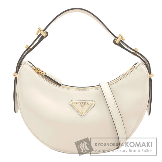 PRADA Arkhe Small Logo Hardware 2WAY Handbag Calf Ladies [Used]