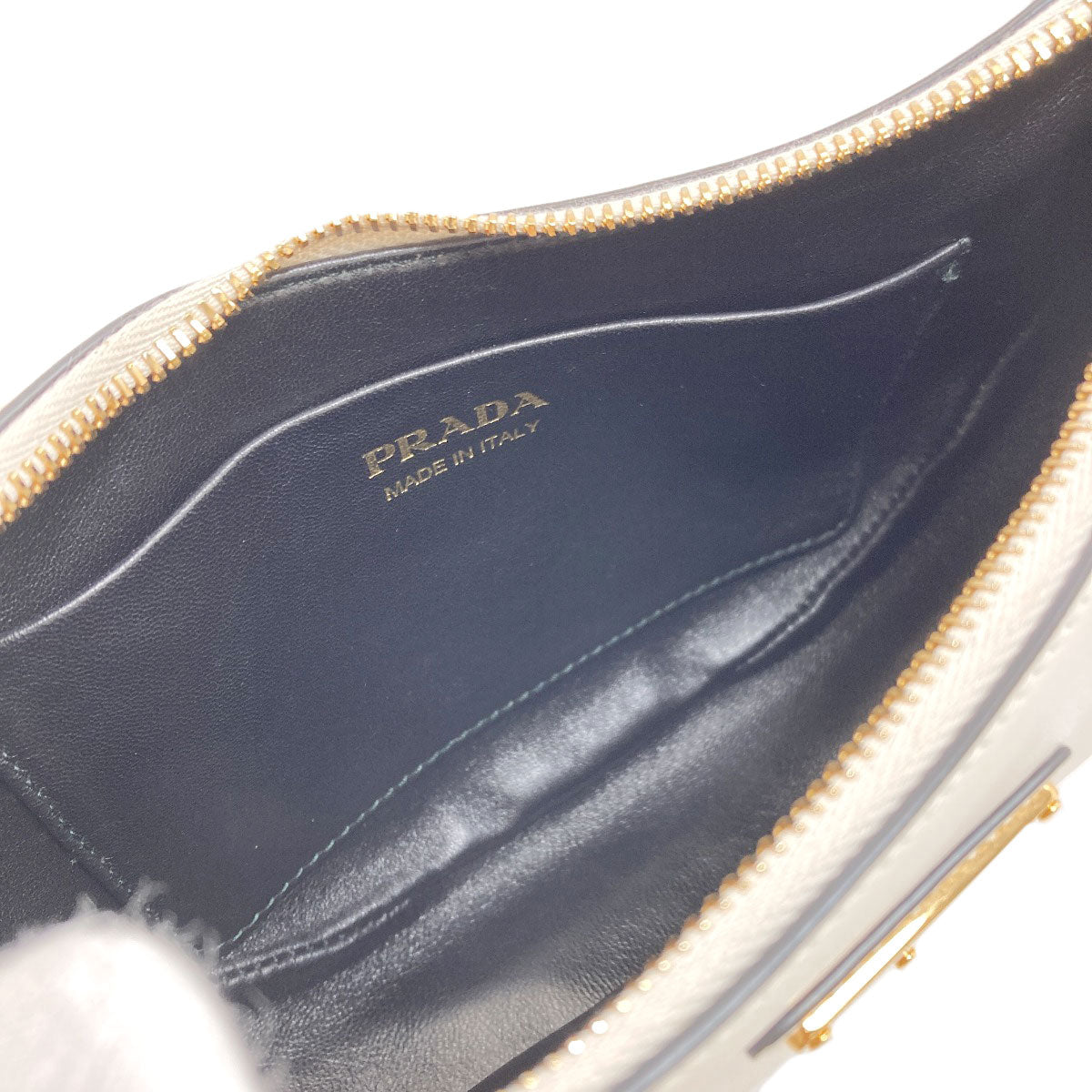 PRADA Arkhe Small Logo Hardware 2WAY Handbag Calf Ladies [Used]