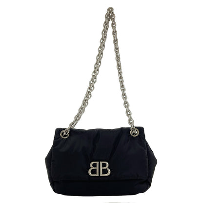 BALENCIAGA 792977 Monaco Mini Chain Shoulder Shoulder Bag Nylon Ladies [Used]