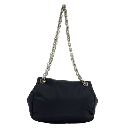 BALENCIAGA 792977 Monaco Mini Chain Shoulder Shoulder Bag Nylon Ladies [Used]
