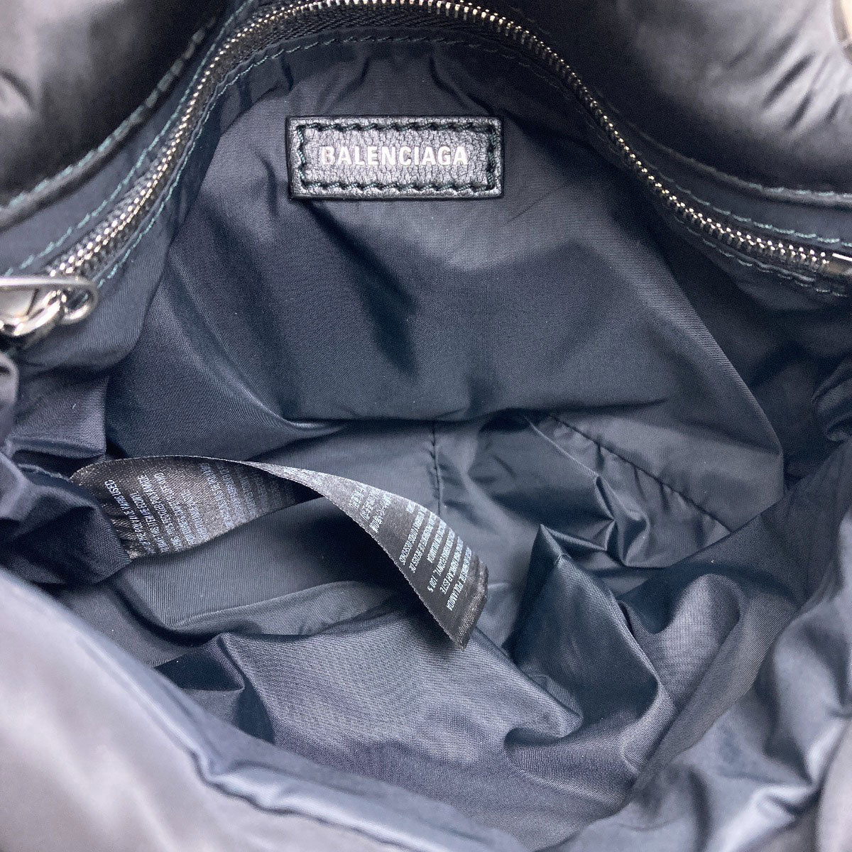BALENCIAGA 792977 Monaco Mini Chain Shoulder Shoulder Bag Nylon Ladies [Used]