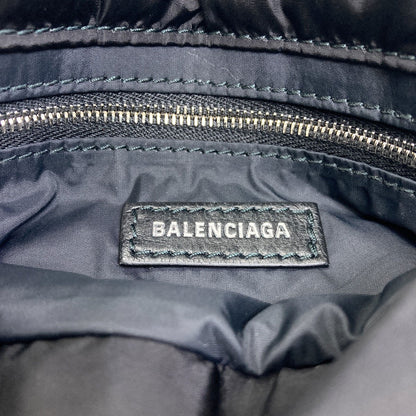 BALENCIAGA 792977 Monaco Mini Chain Shoulder Shoulder Bag Nylon Ladies [Used]