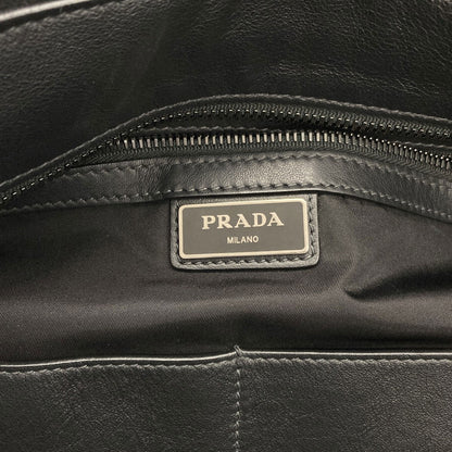 PRADA logo Tote Bag Calf Ladies [Used]