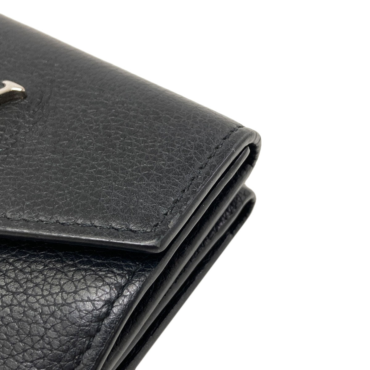 LOUIS VUITTON M63921 Portefeiulle Rock Mini Tri-fold wallet (with Coin Pocket) Taurillon ClemenceLeather Ladies [Used]
