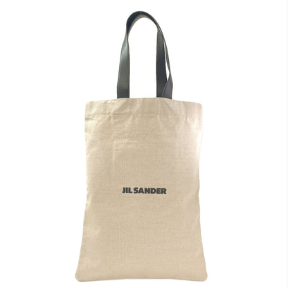 Jil Sander logo Tote Bag Canvas Ladies [Used]