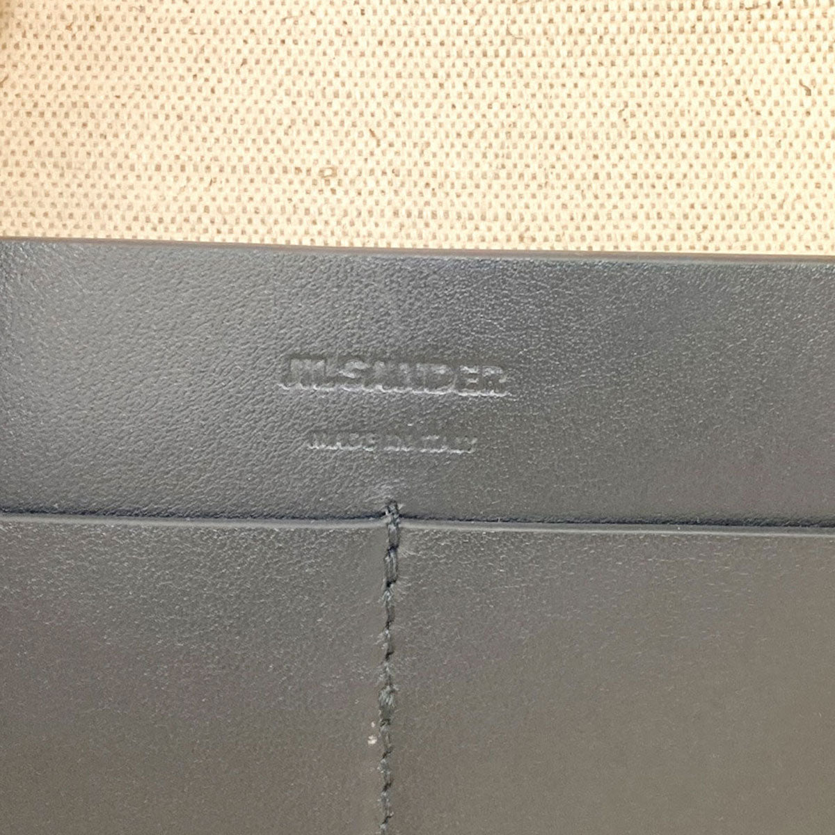 Jil Sander logo Tote Bag Canvas Ladies [Used]