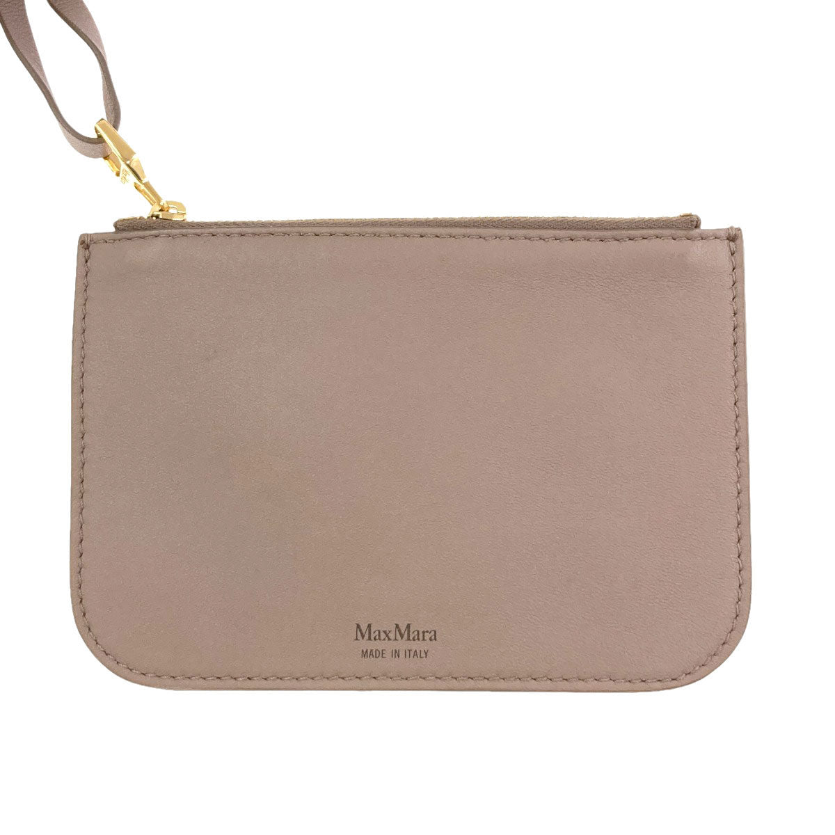 MAX MARA logo Handbag Leather Fleece-type materialLadies [Used]