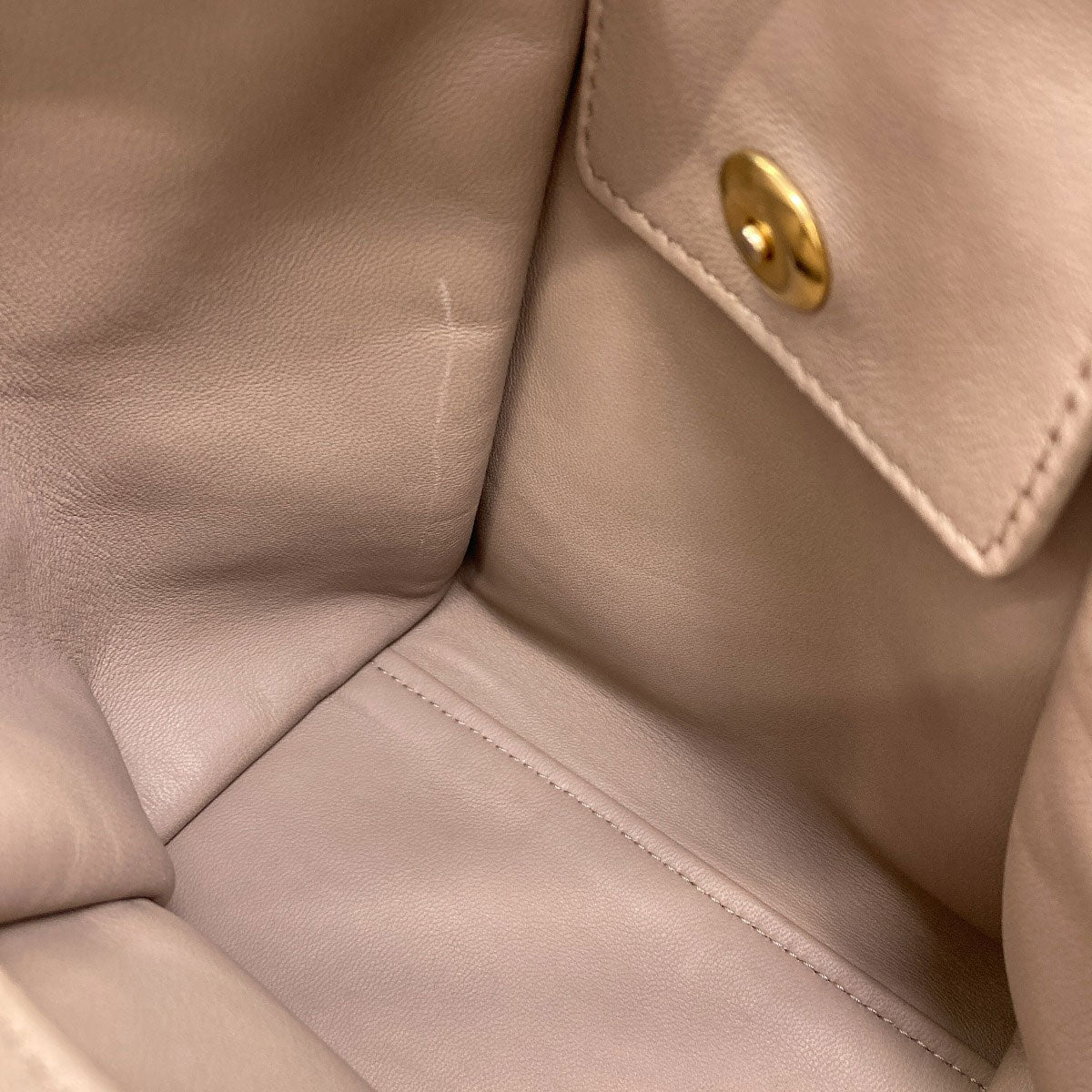 MAX MARA logo Handbag Leather Fleece-type materialLadies [Used]