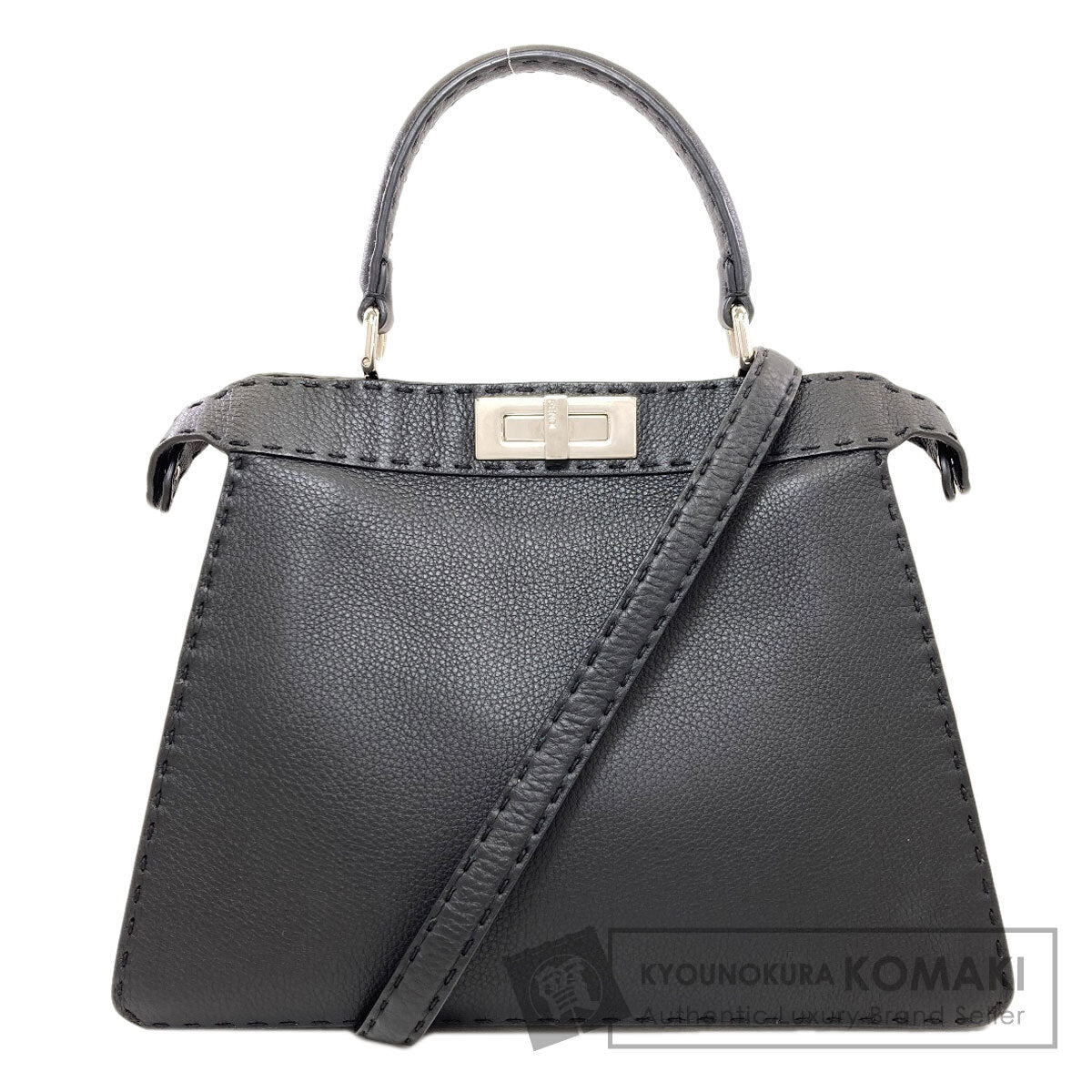 FENDI Peekaboo iSeeU Selleria 2WAY Handbag Calf Ladies [Used]