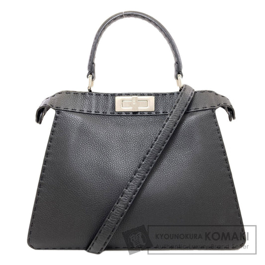 FENDI Peekaboo iSeeU Selleria 2WAY Handbag Calf Ladies [Used]