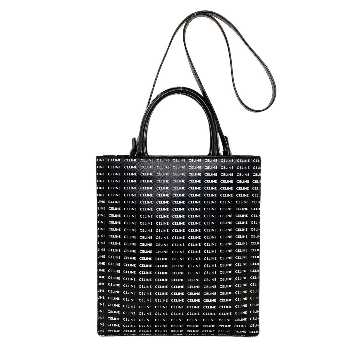 CELINE Vertical Cabas 2WAY Handbag Calf Ladies [Used]