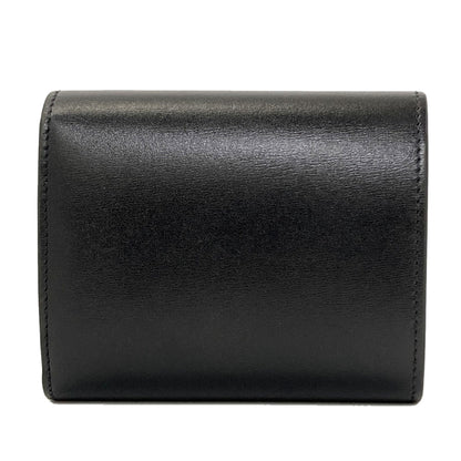 CELINE Small flap wallet Triomphe Tri-fold wallet (with Coin Pocket) Calf Ladies [Used]