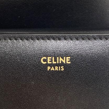 CELINE Small flap wallet Triomphe Tri-fold wallet (with Coin Pocket) Calf Ladies [Used]