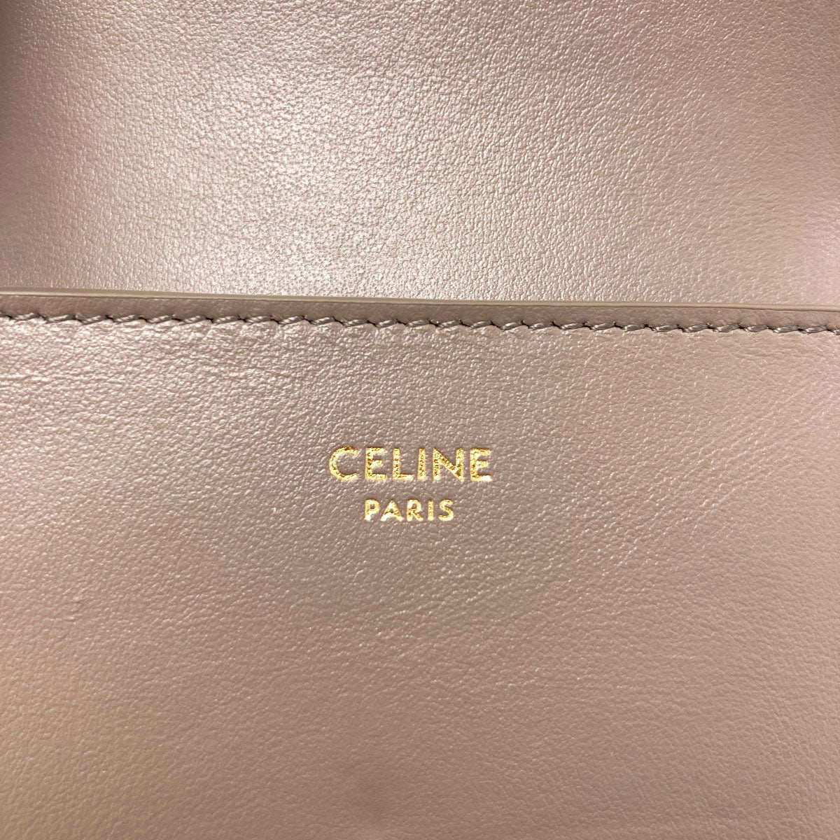CELINE Triomphe compact wallet with coin compartment Tri-fold wallet (with Coin Pocket) Calf Ladies [Used]