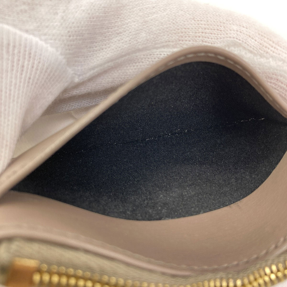 CELINE Triomphe compact wallet with coin compartment Tri-fold wallet (with Coin Pocket) Calf Ladies [Used]