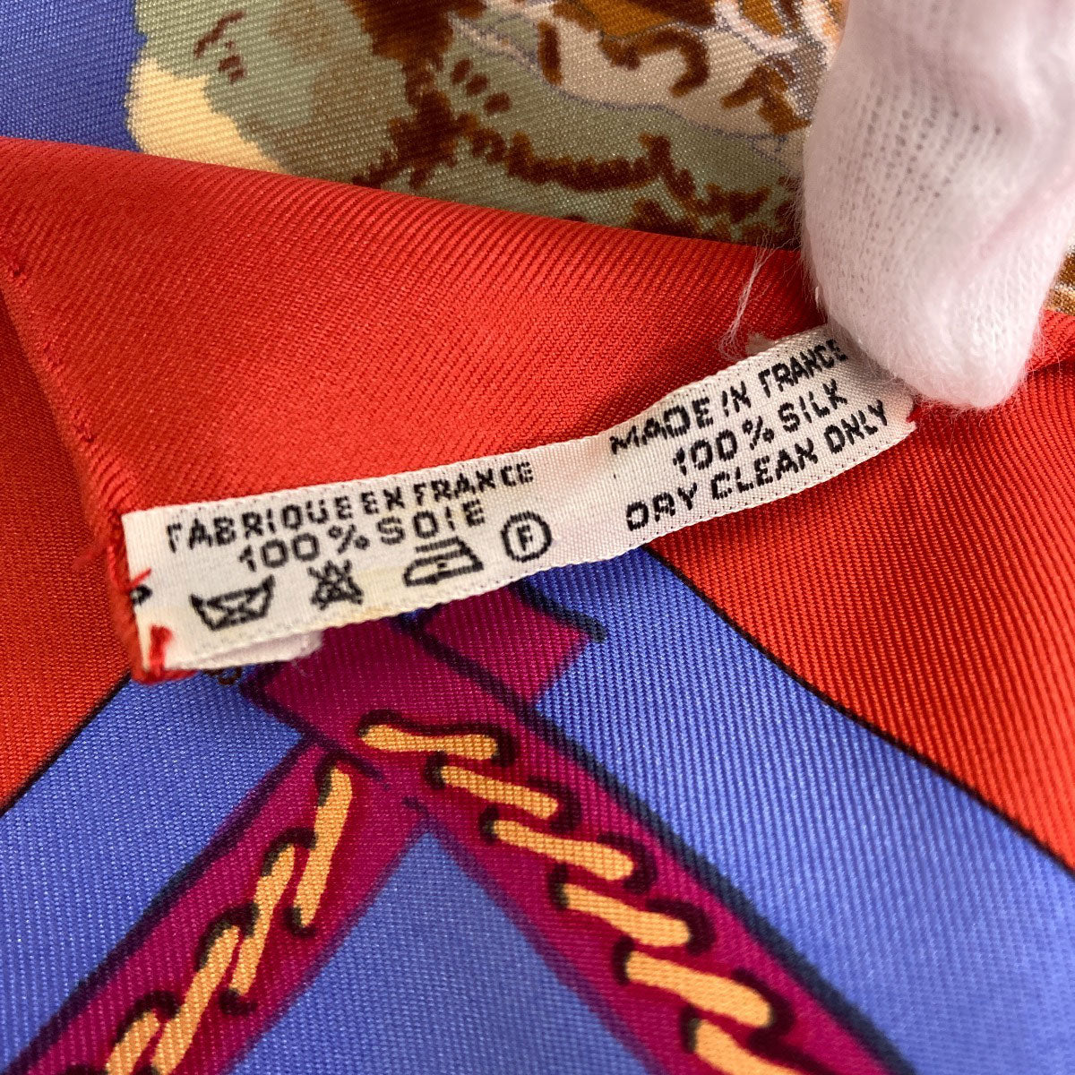 HERMES Carre90 African Hunt Scarf Silk Ladies [Used]