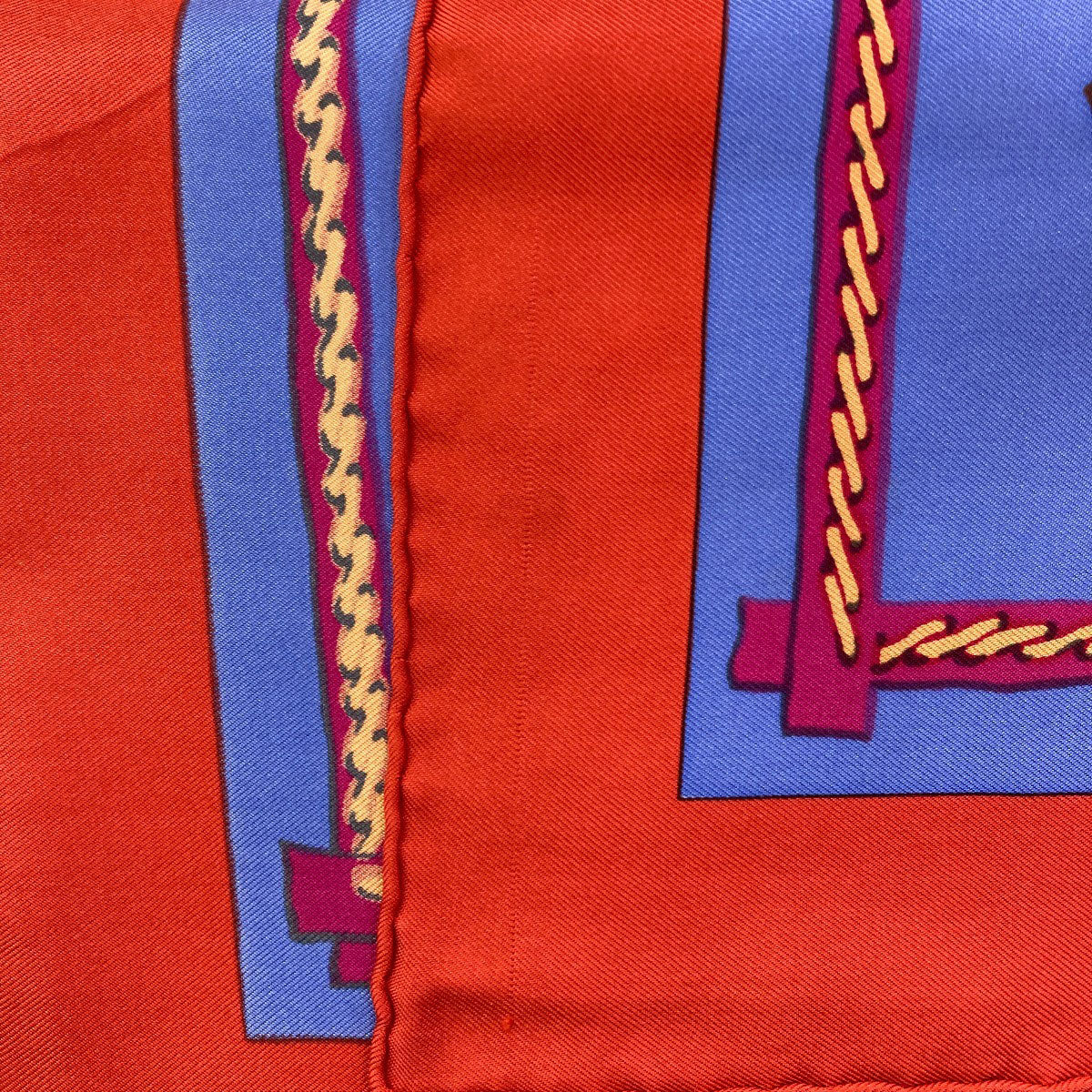 HERMES Carre90 African Hunt Scarf Silk Ladies [Used]