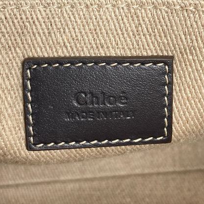 CHLOE Woody Small 2WAY Handbag Canvas Ladies [Used]