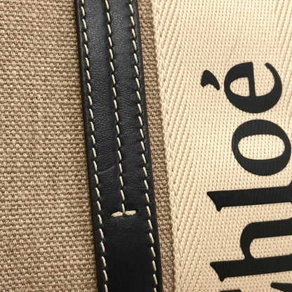 CHLOE Woody Small 2WAY Handbag Canvas Ladies [Used]