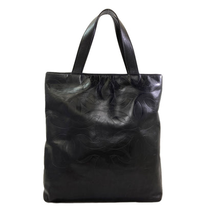 CHANEL COCO Mark GoldHardware Tote Bag Calf Ladies [Used]