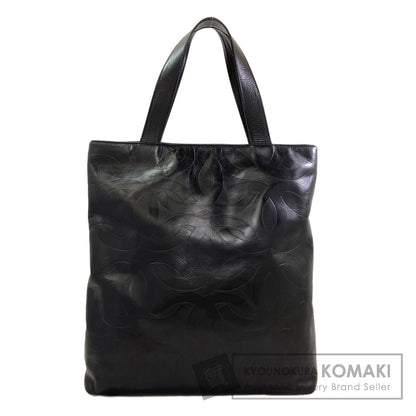 CHANEL COCO Mark GoldHardware Tote Bag Calf Ladies [Used]