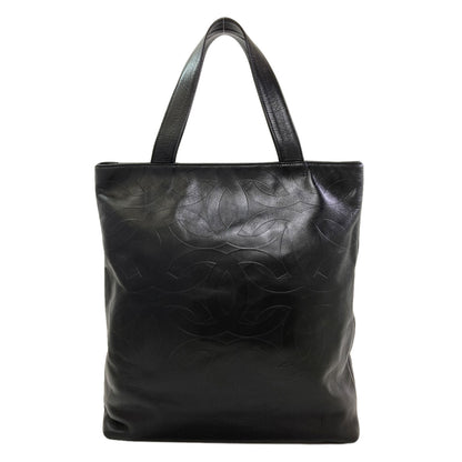 CHANEL COCO Mark GoldHardware Tote Bag Calf Ladies [Used]