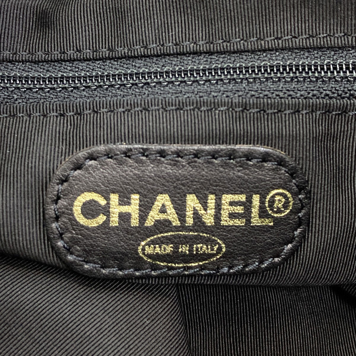 CHANEL COCO Mark GoldHardware Tote Bag Calf Ladies [Used]