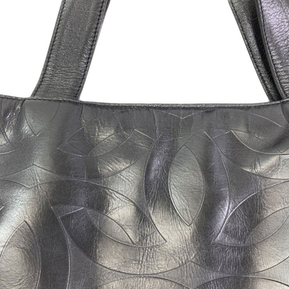 CHANEL COCO Mark GoldHardware Tote Bag Calf Ladies [Used]