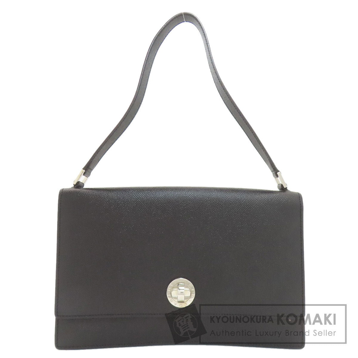 BVLGARI one belt Shoulder Bag Leather Ladies [Used]