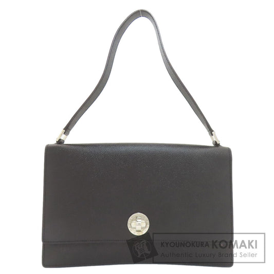 BVLGARI one belt Shoulder Bag Leather Ladies [Used]