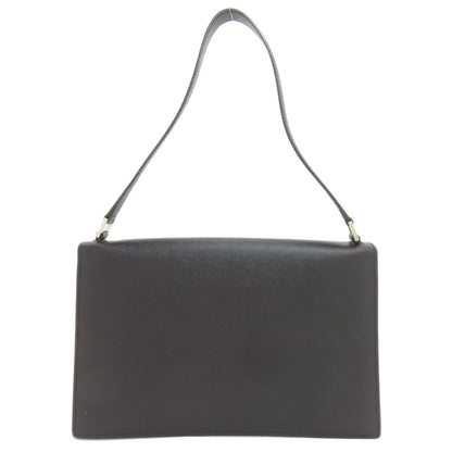 BVLGARI one belt Shoulder Bag Leather Ladies [Used]