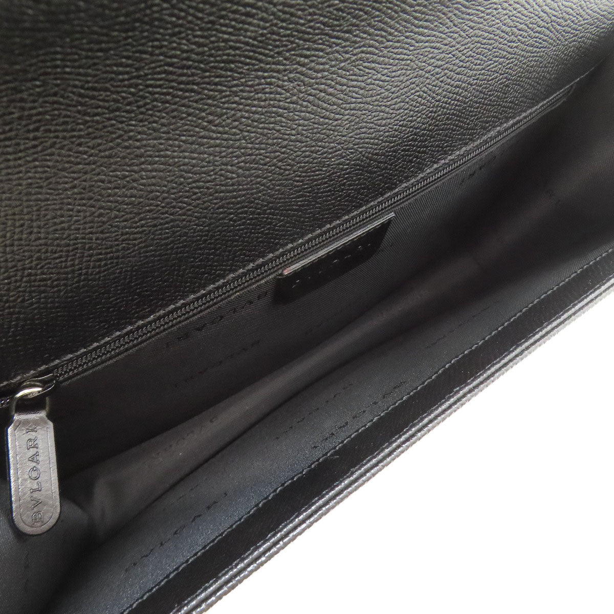 BVLGARI one belt Shoulder Bag Leather Ladies [Used]