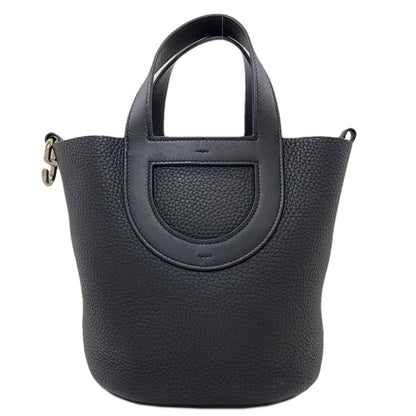 HERMES In the Loop 18 SilverHardware Handbag Taurillon Clemence Ladies [Used]