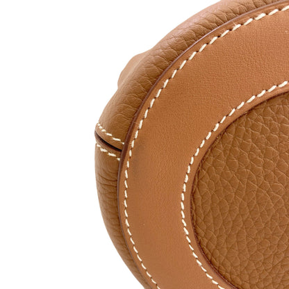 HERMES In the Loop 18 Gold SilverHardware Handbag Taurillon Clemence Ladies [Used]
