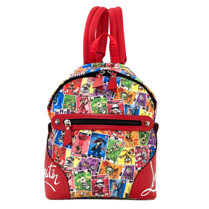 Christian Louboutin logo Backpack Â· Daypack Canvas LeatherLadies [Used]