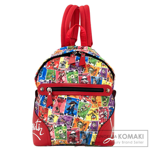 Christian Louboutin logo Backpack Â· Daypack Canvas LeatherLadies [Used]