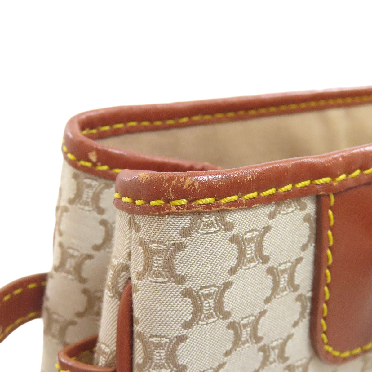CELINE Macadam pattern Handbag Canvas Ladies [Used]