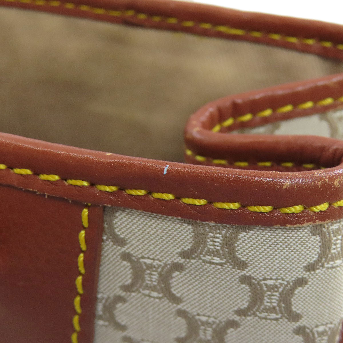CELINE Macadam pattern Handbag Canvas Ladies [Used]