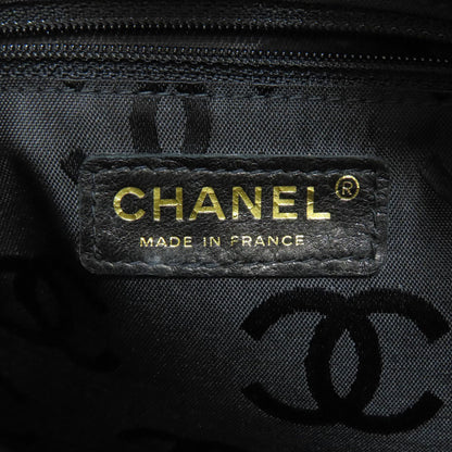 CHANEL Camellia Punching GoldHardware Shoulder Bag Enamel Ladies [Used]