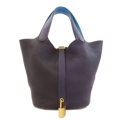 HERMES Picotin Lock PM Kazak GoldHardware Handbag Taurillon Clemence Ladies [Used]