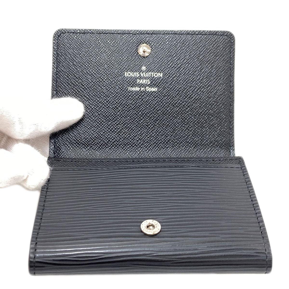 LOUIS VUITTON M56169 Anne Vert Cult De Visit Card Case Epi Leather Ladies [Used]