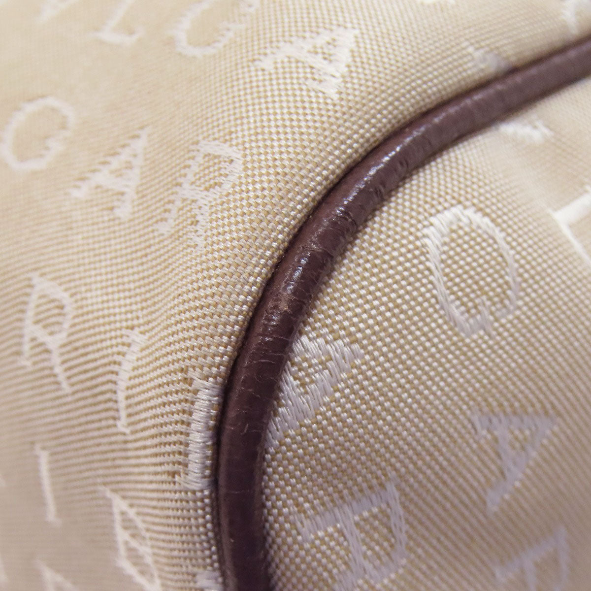 BVLGARI Logo Mania Mini Boston Handbag Canvas Ladies [Used]