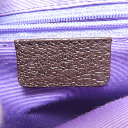 BVLGARI Logo Mania Mini Boston Handbag Canvas Ladies [Used]