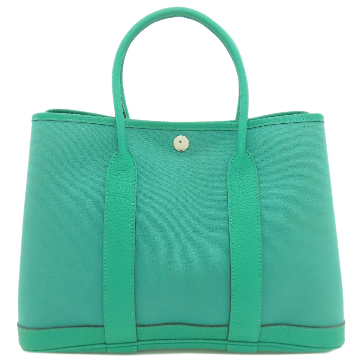 HERMES Garden Party TPM SilverHardware Handbag Towar Officche Ladies [Used]
