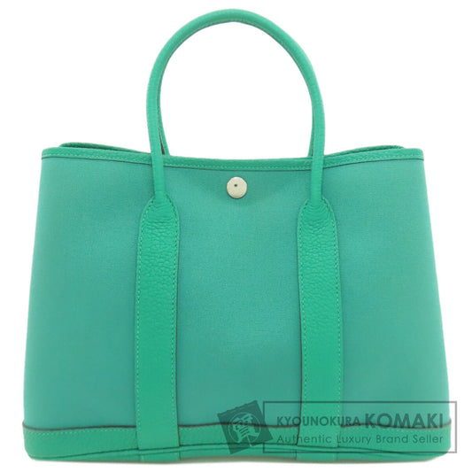 HERMES Garden Party TPM SilverHardware Handbag Towar Officche Ladies [Used]
