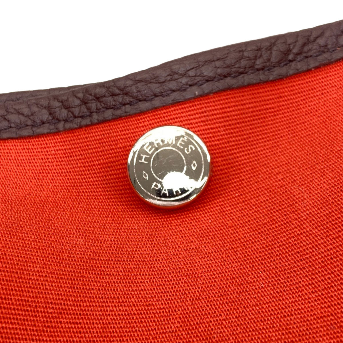 HERMES Garden Party TPM SilverHardware Handbag Towar Officche Ladies [Used]