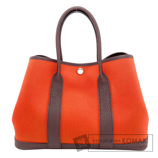 HERMES Garden Party TPM SilverHardware Handbag Towar Officche Ladies [Used]